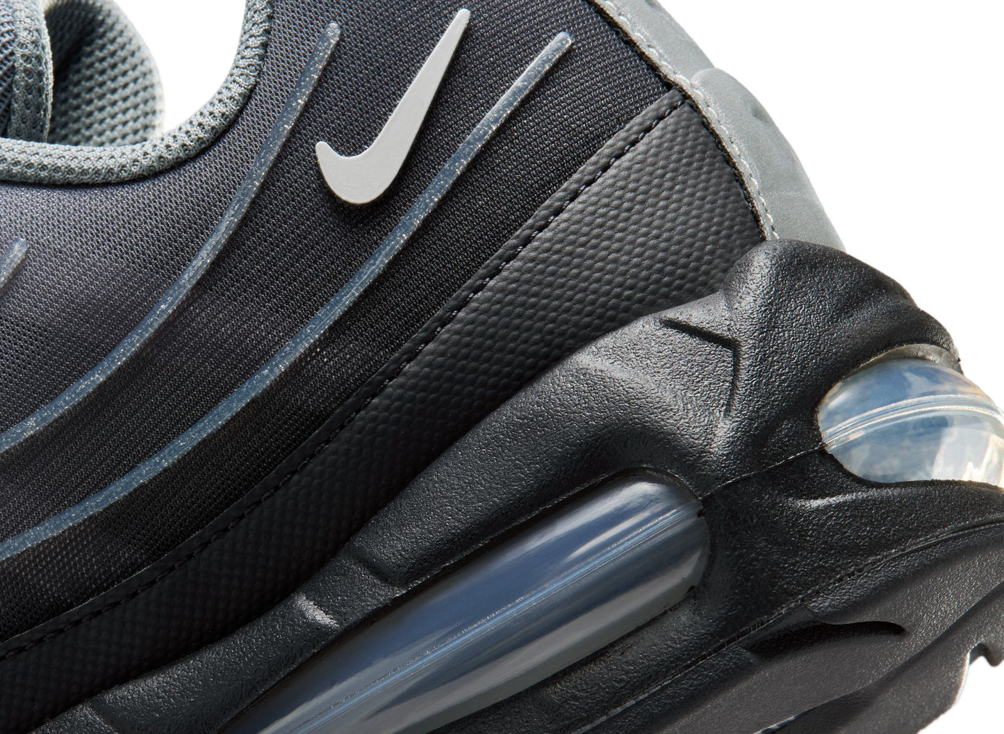 Nike Air Max 95 Big Bubble Tech in Black / Wolf Grey