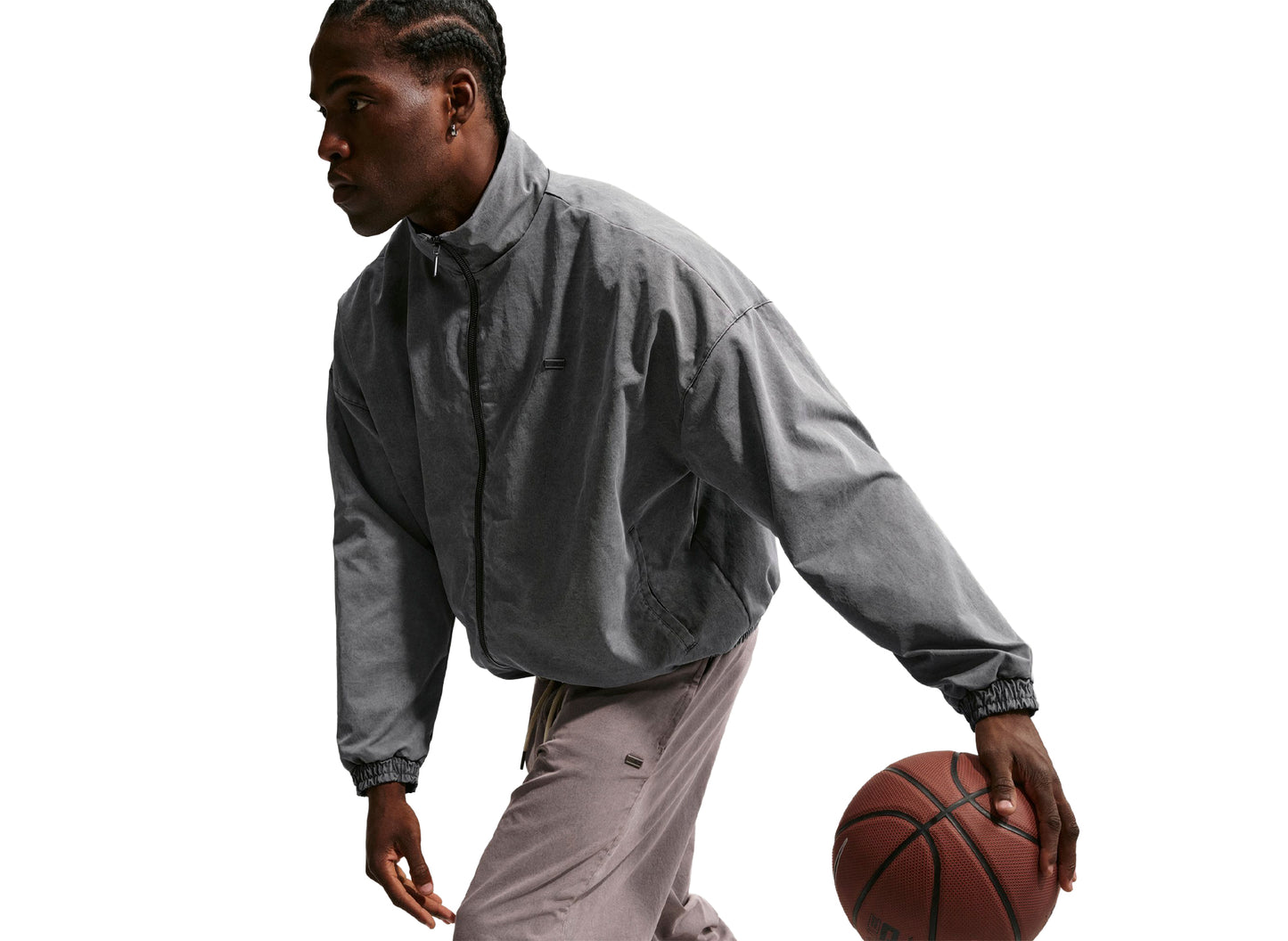 Nike Book Dri-FIT Woven Game Jacket in Black — view 5