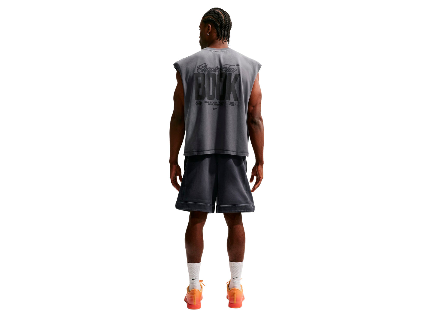 Nike Book Standard Issue Dri-FIT Sleeveless Game Top in Black — view 2