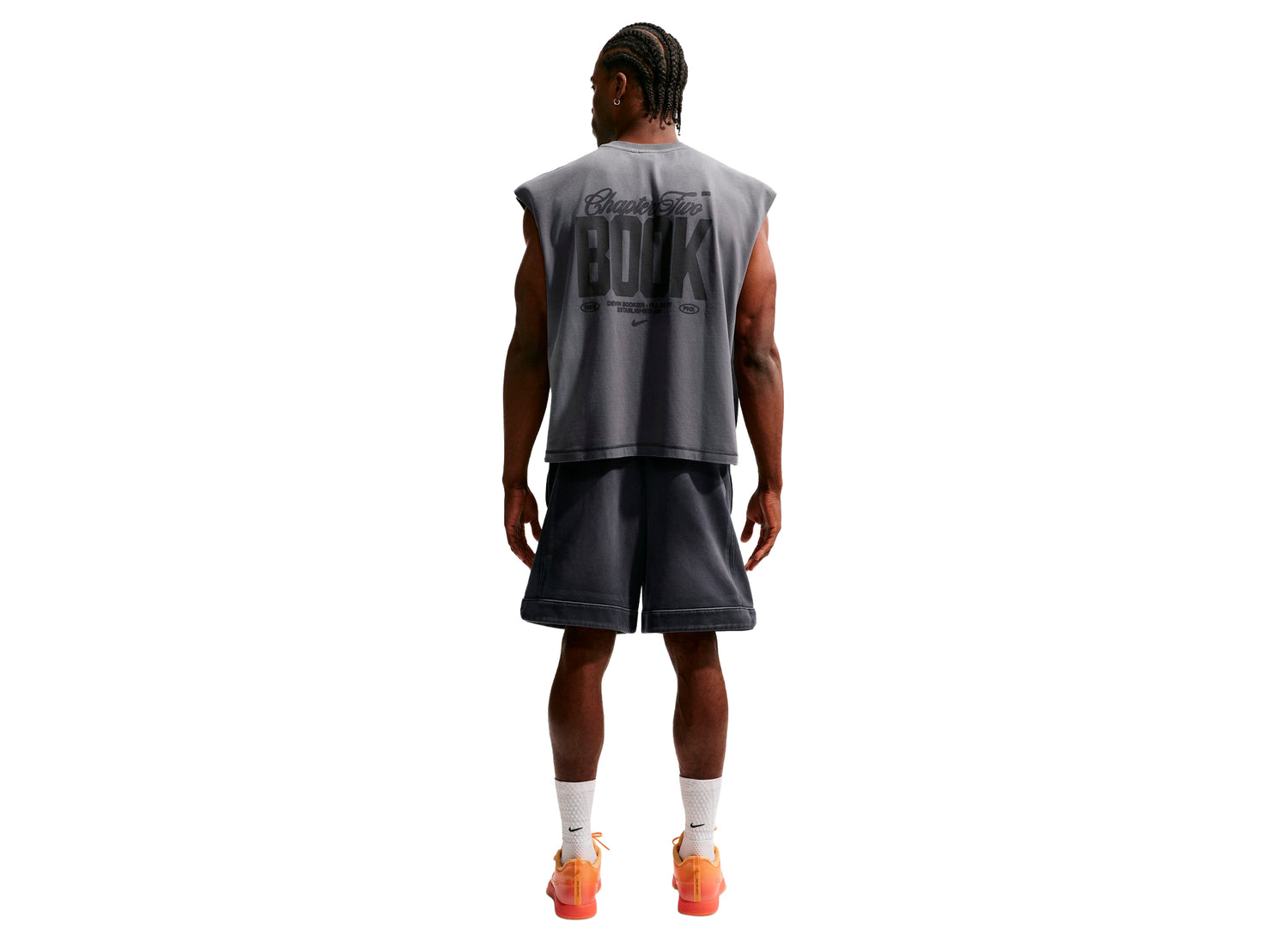 Nike Book Standard Issue Dri-FIT Sleeveless Game Top in Black — view 2