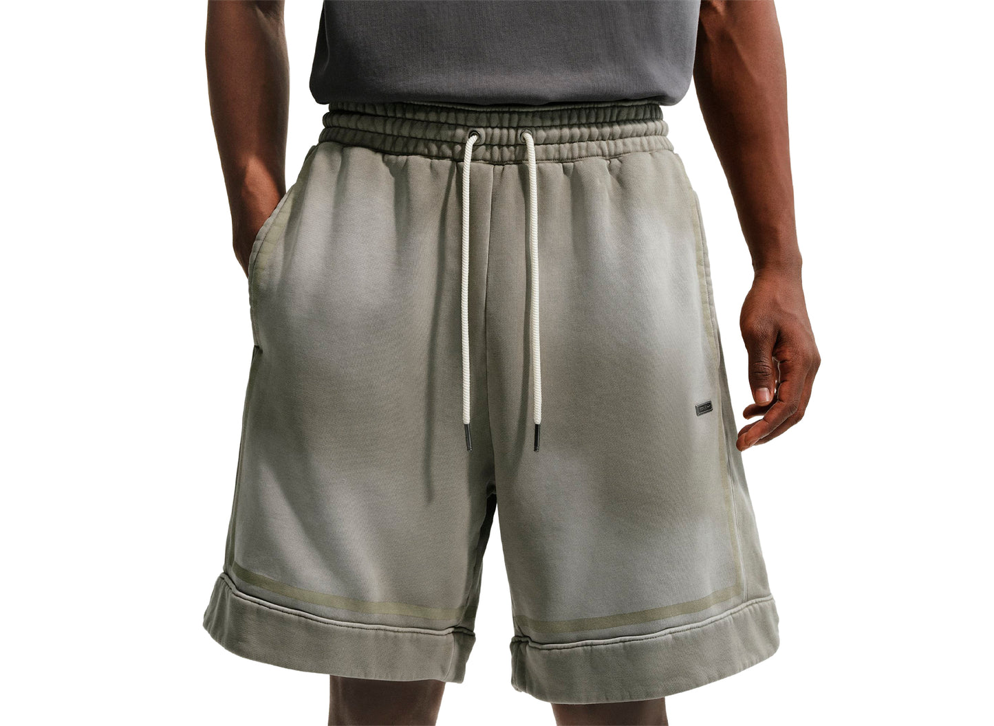 Nike Book Standard Issue Shorts in Dark Stucco — view 3