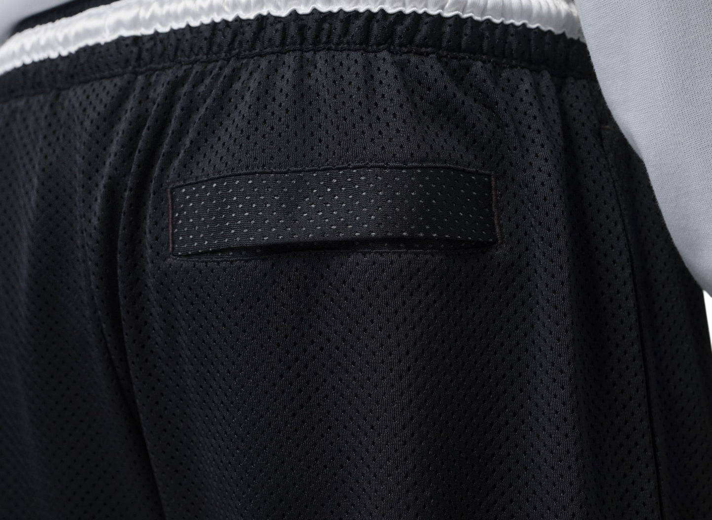 Jordan Brooklyn Diamond Mesh Shorts in Black