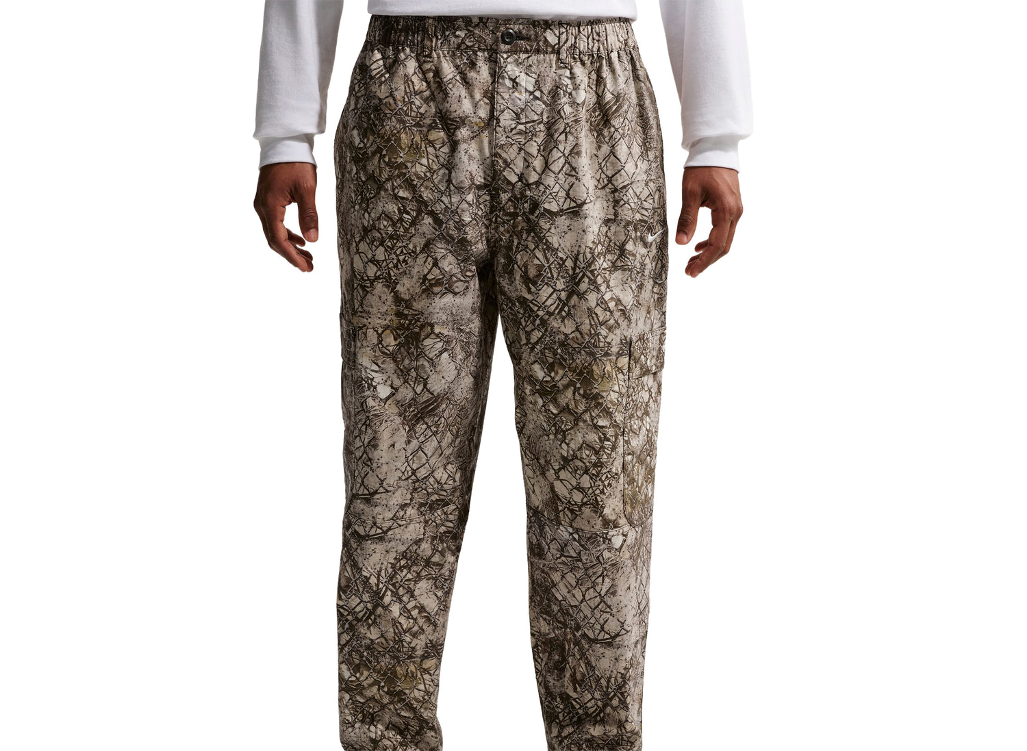 Nike Club Woven Cargo Pants in Khaki — view 3