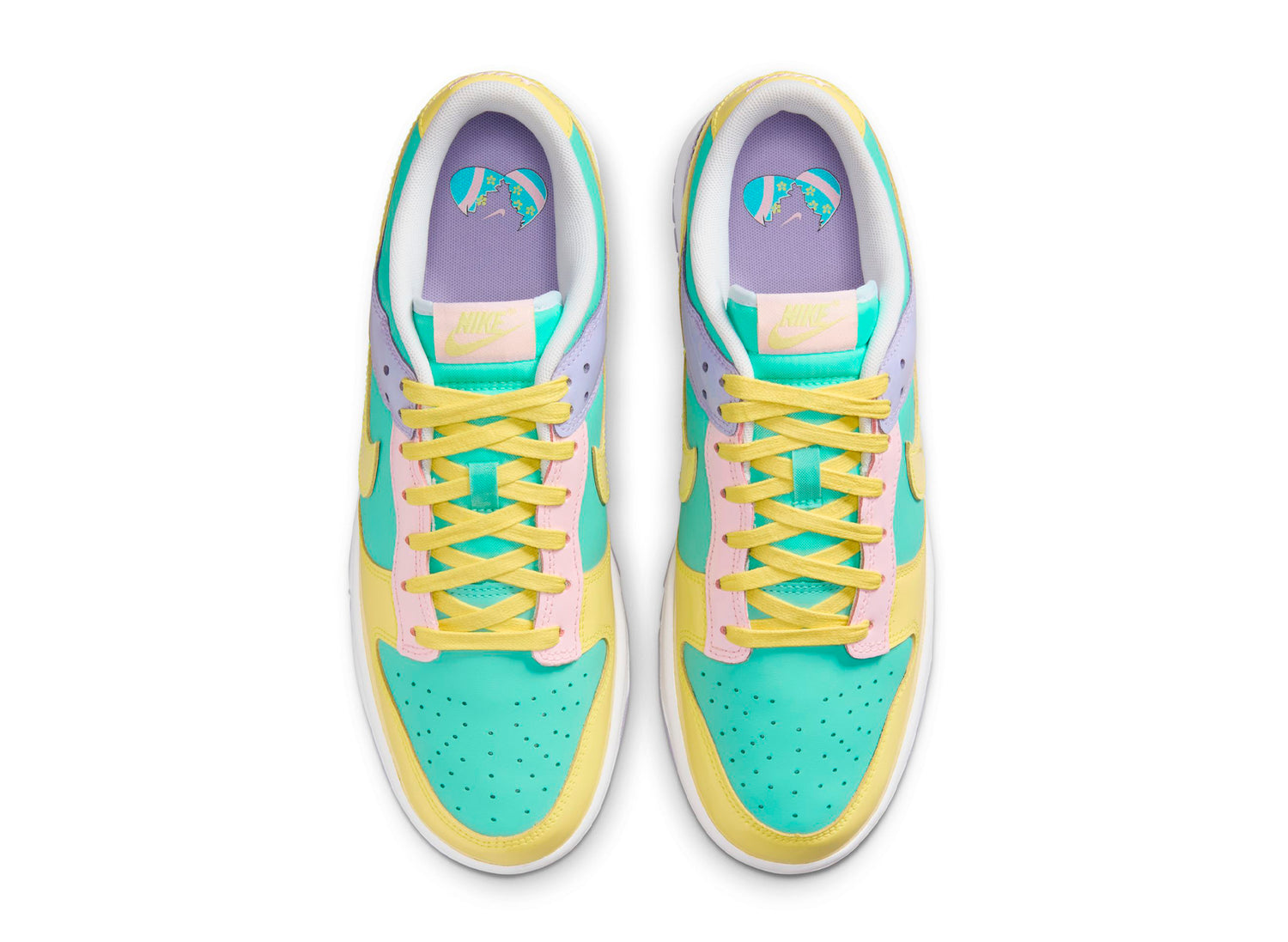 Nike Dunk Low Retro in Emerald Rise / Yellow Pulse — view 4