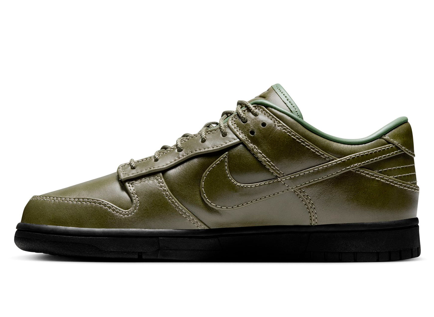 Nike Dunk Low Retro Premium QS in Army Olive — view 3