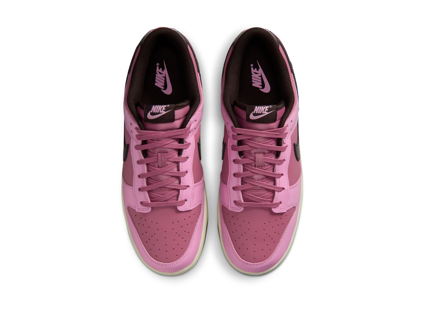 Nike Dunk Low Retro in Pink Rise / Velvet Brown