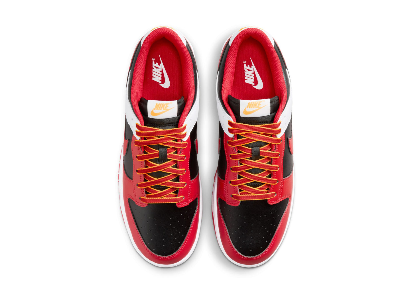 Nike Dunk Low Retro in Black / University Red
