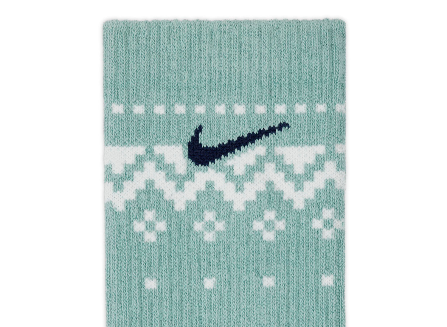 Nike Everyday Plus Cushioned Winter Wonderland Crew Socks in Blue — view 3