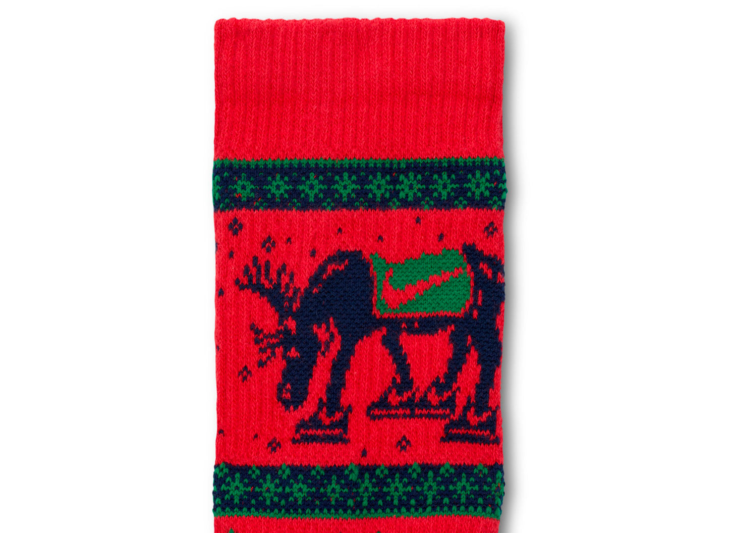 Nike Everyday Plus Cushioned Winter Wonderland Crew Socks in Red — view 3