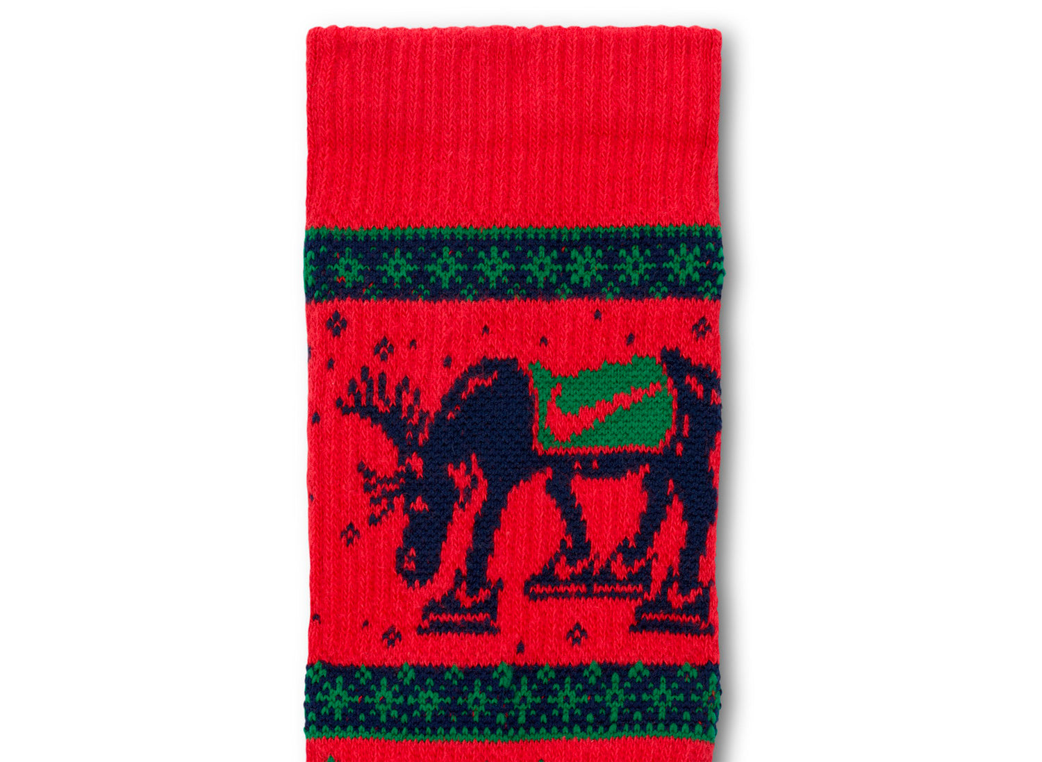 Nike Everyday Plus Cushioned Winter Wonderland Crew Socks in Red — view 3