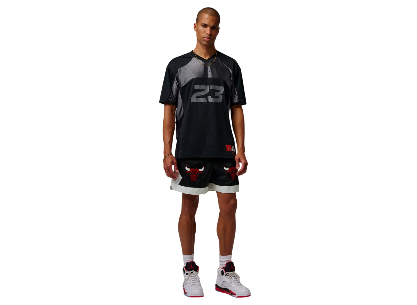 Jordan Flight Jersey Top in Black