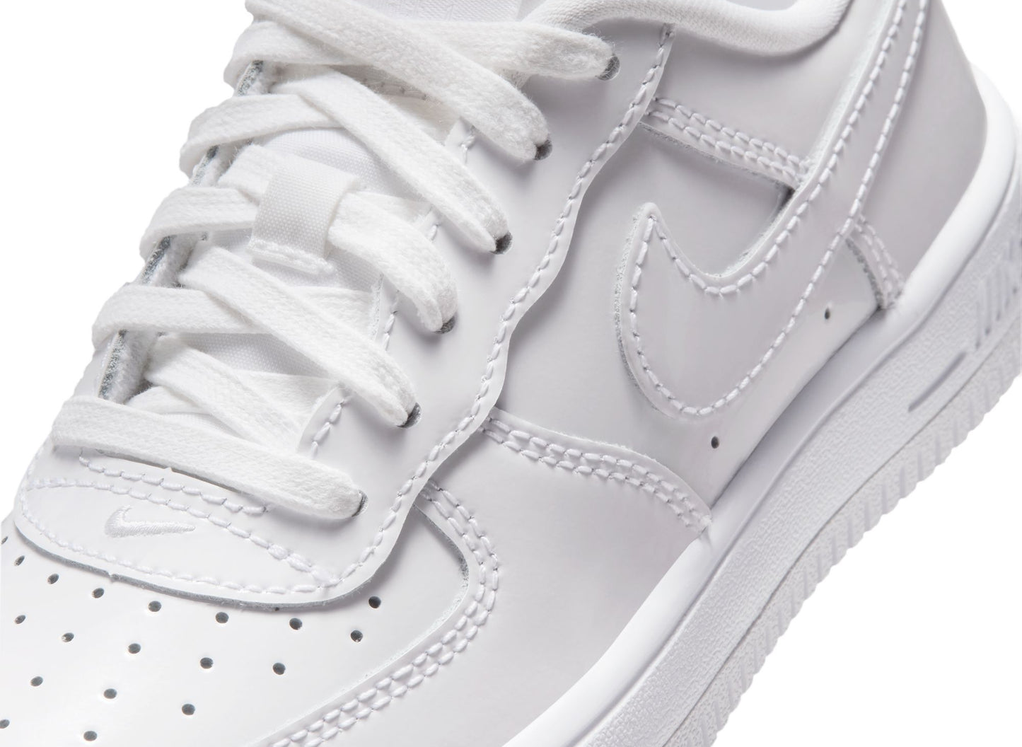 GS Nike Force 1 Low LV8 BP Lace in White
