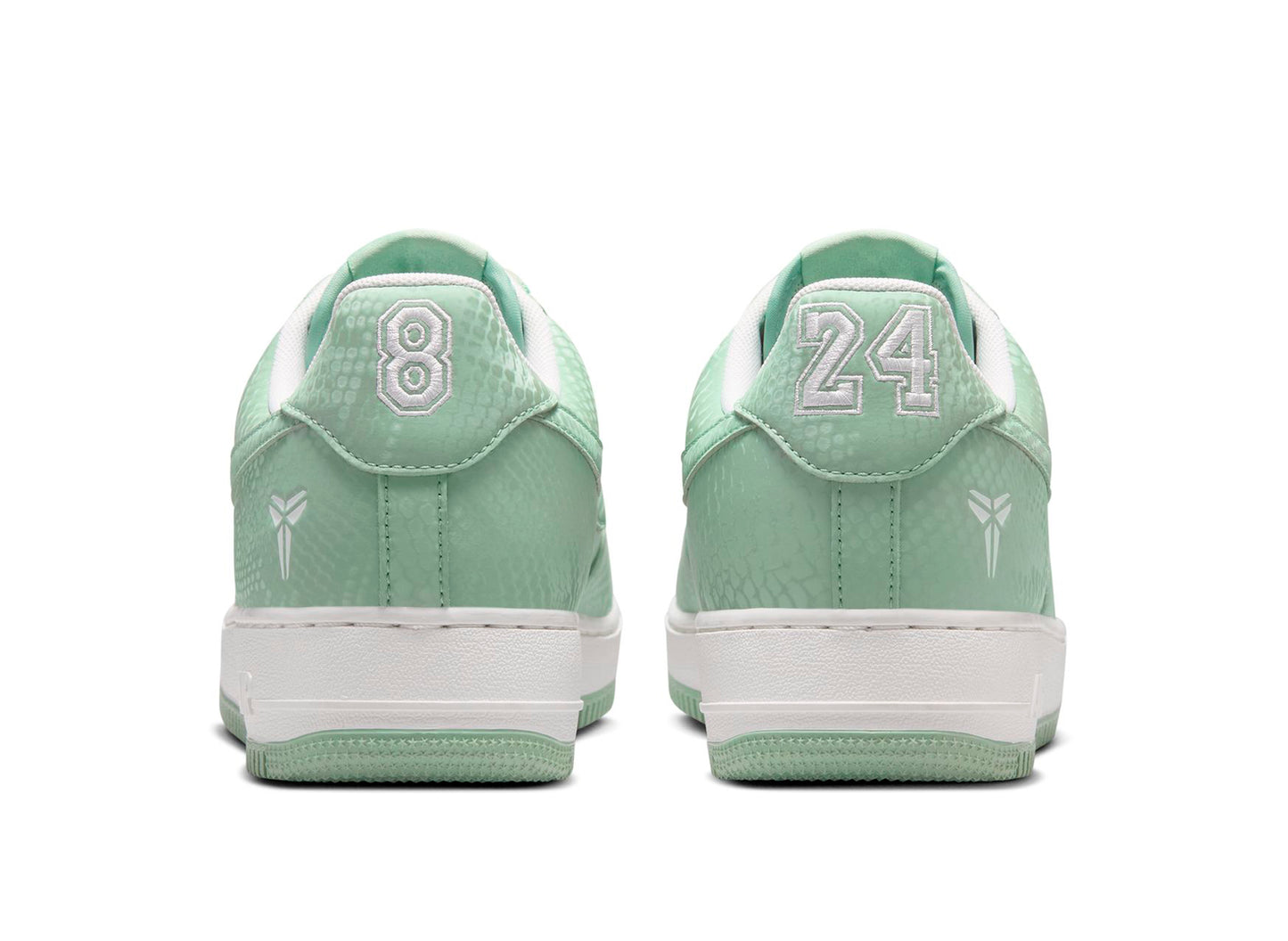Nike Kobe Air Force 1 Low in Steam / Summit White — view 2