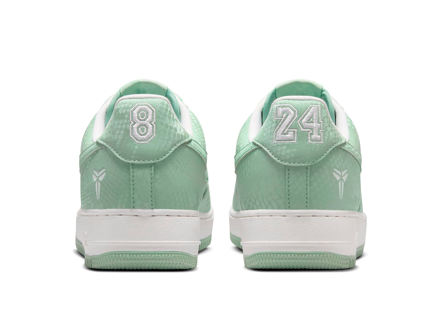 Nike Kobe Air Force 1 Low in Steam / Summit White — view 2
