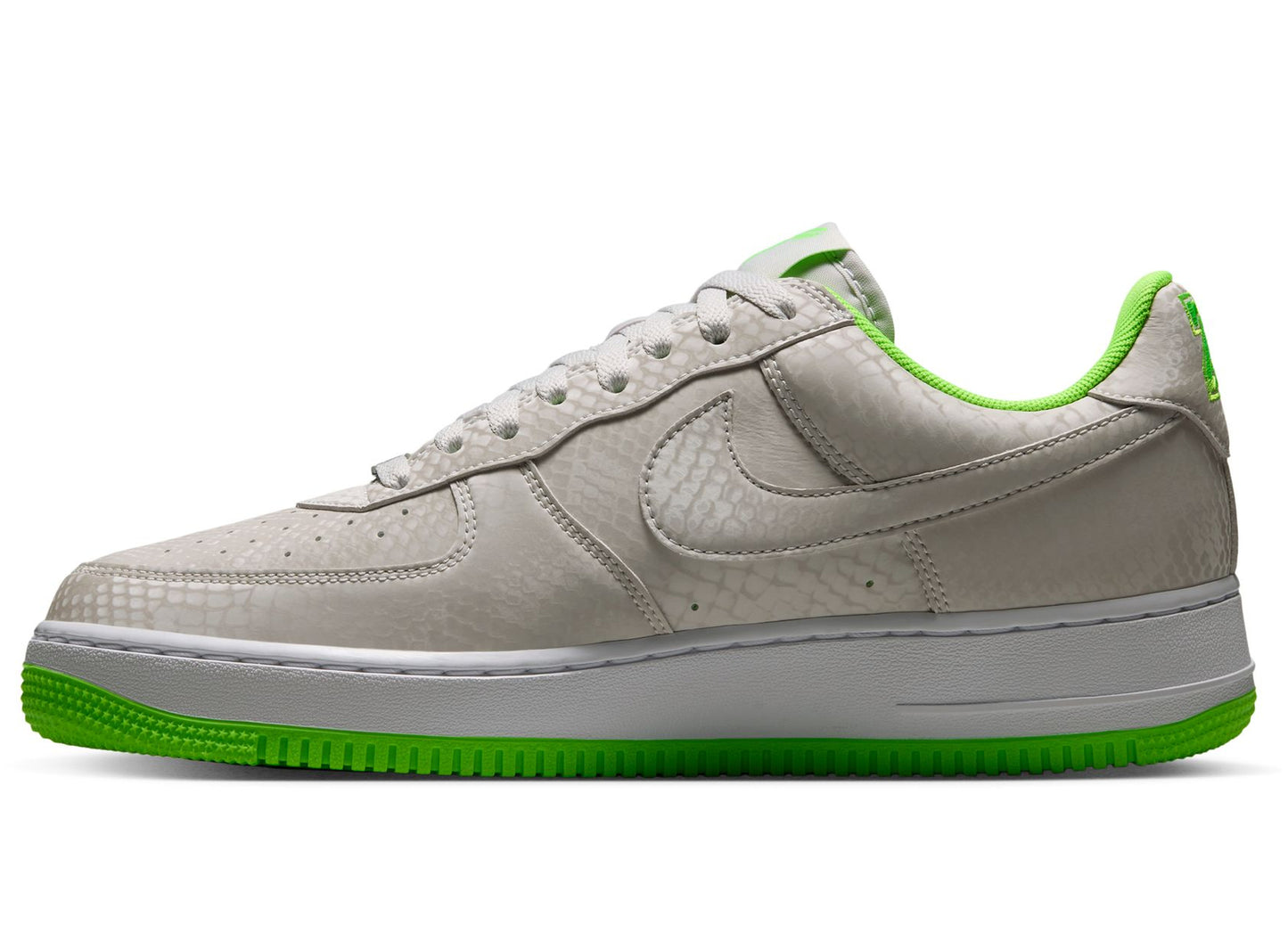 Nike Kobe Air Force 1 Low in Vast Grey / Electric Green — view 3
