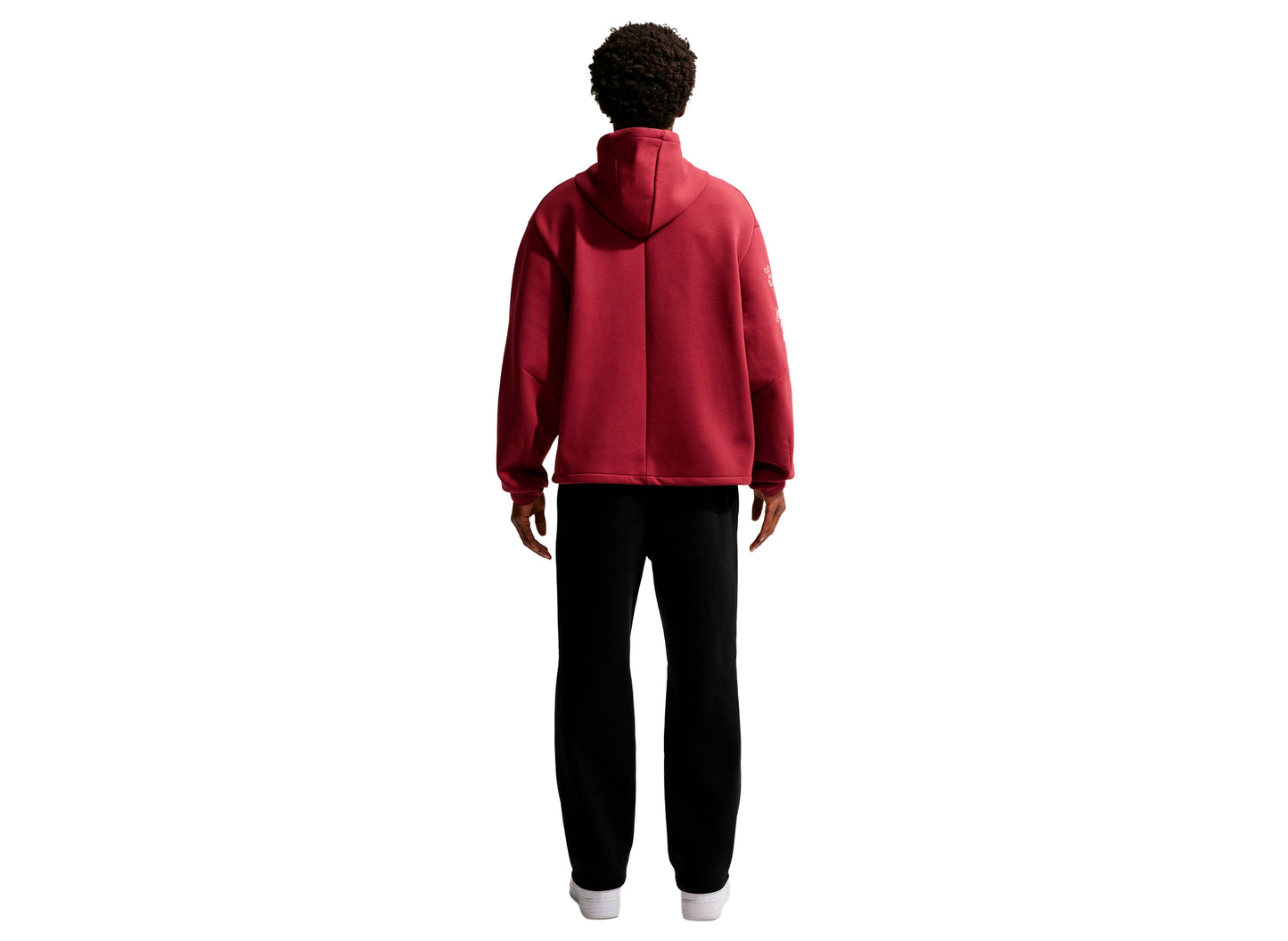 Nike Kobe Dri-FIT Fleece Pullover Basketball Hoodie in Team Red — view 2