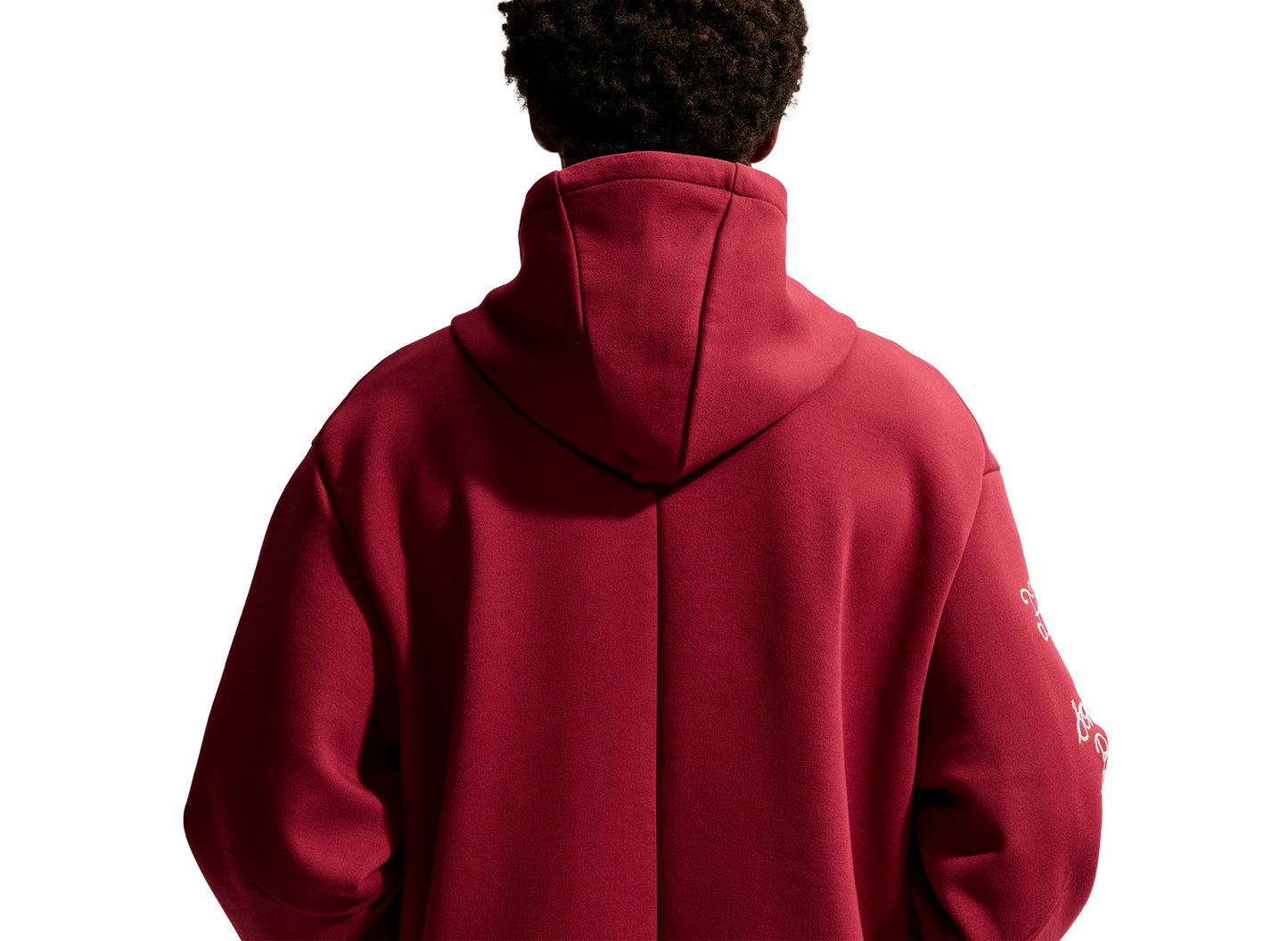 Nike Kobe Dri-FIT Fleece Pullover Basketball Hoodie in Team Red — view 4