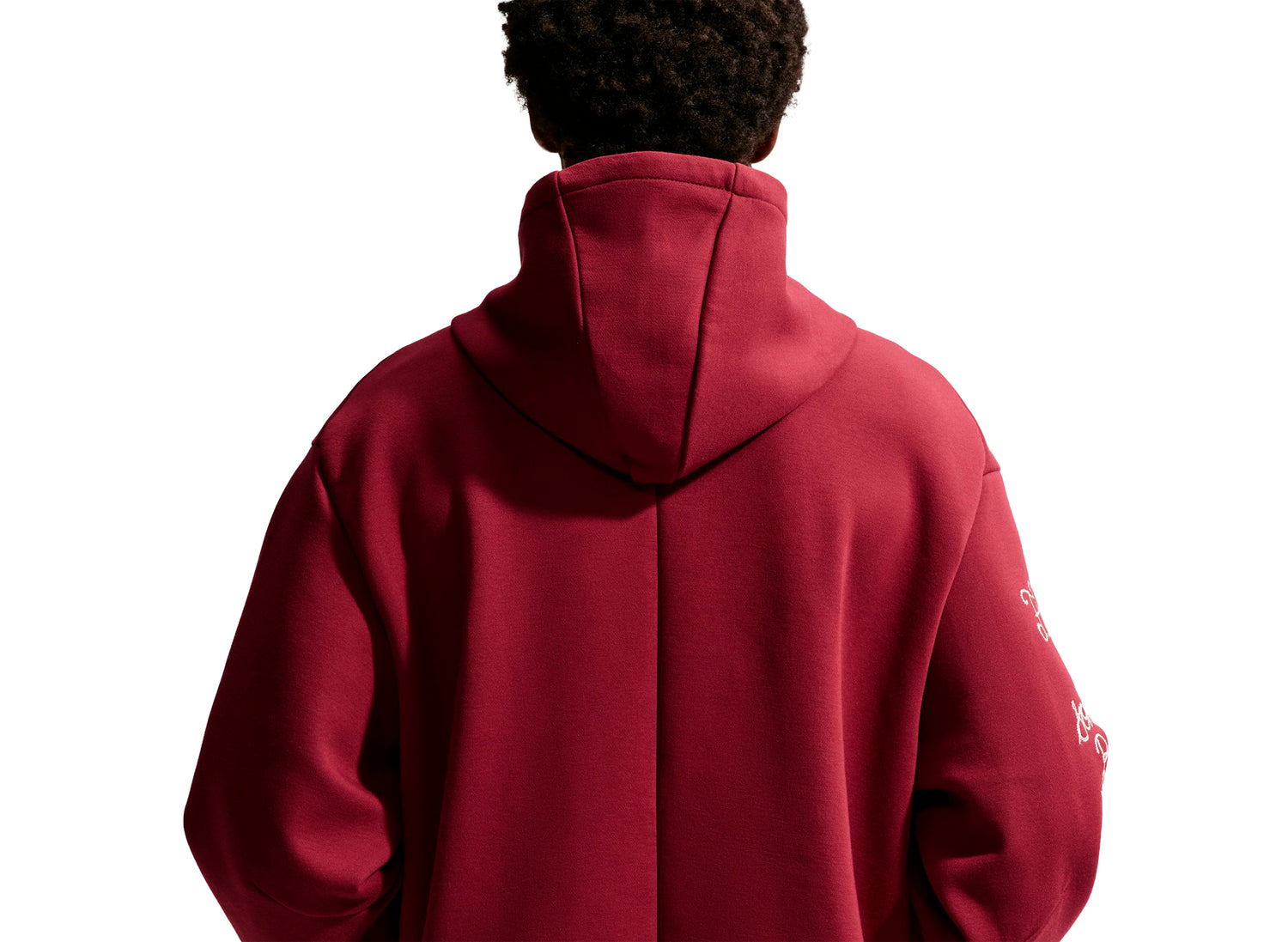 Nike Kobe Dri-FIT Fleece Pullover Basketball Hoodie in Team Red — view 4