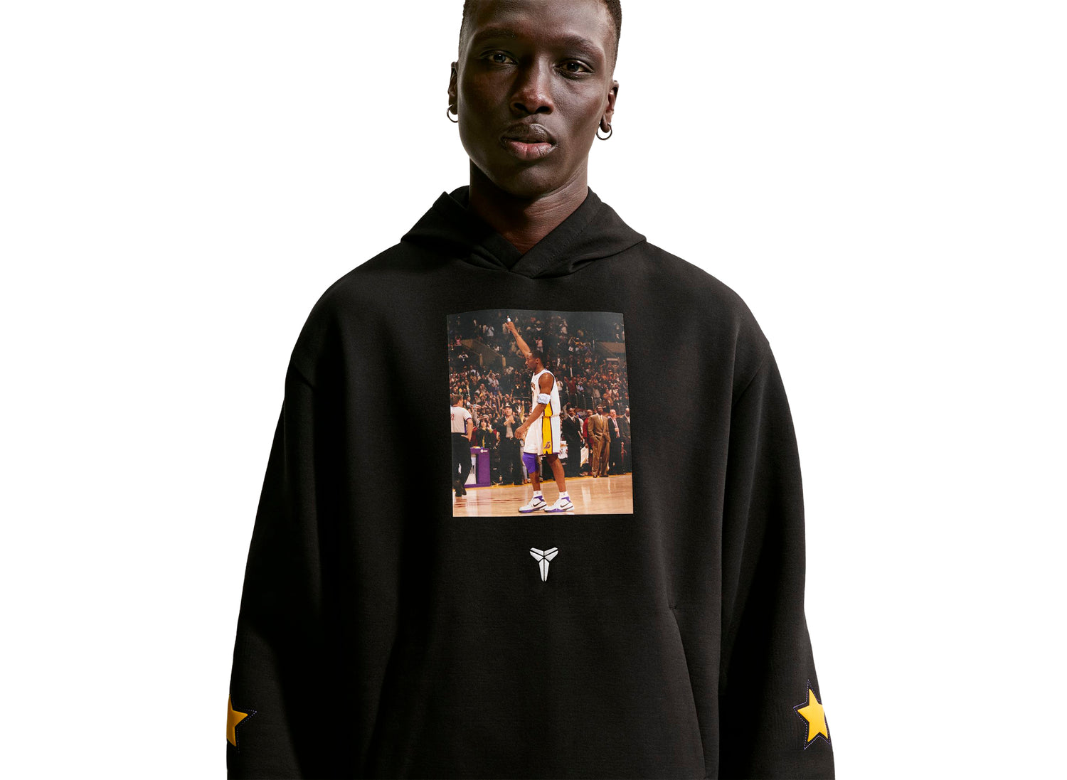 Nike Kobe Dri-FIT Fleece Pullover Hoodie in Black — view 3