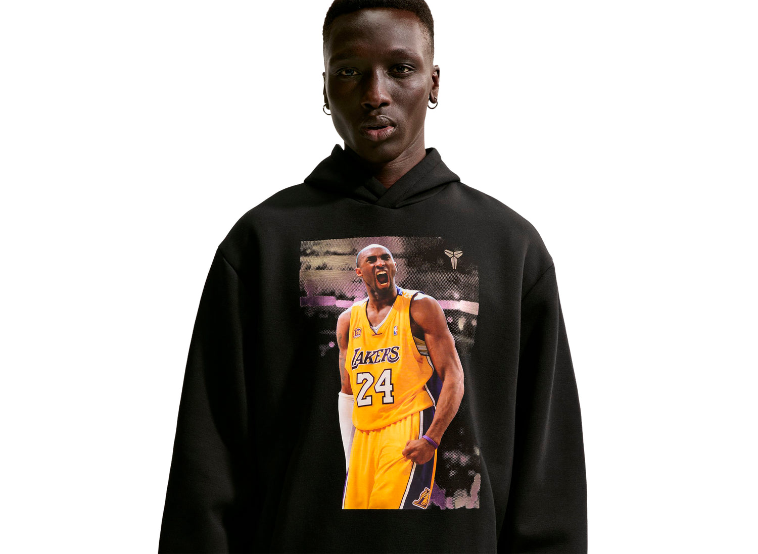 Nike Kobe Dri-FIT Fleece Pullover Hoodie in Black — view 3