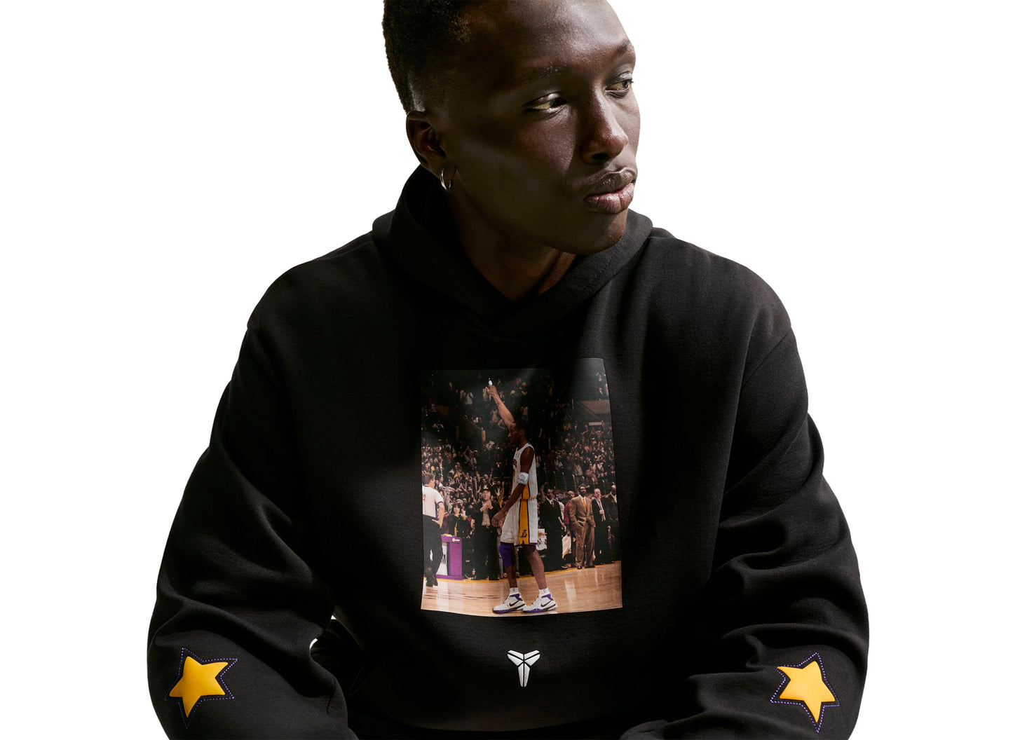 Nike Kobe Dri-FIT Fleece Pullover Hoodie in Black — view 5