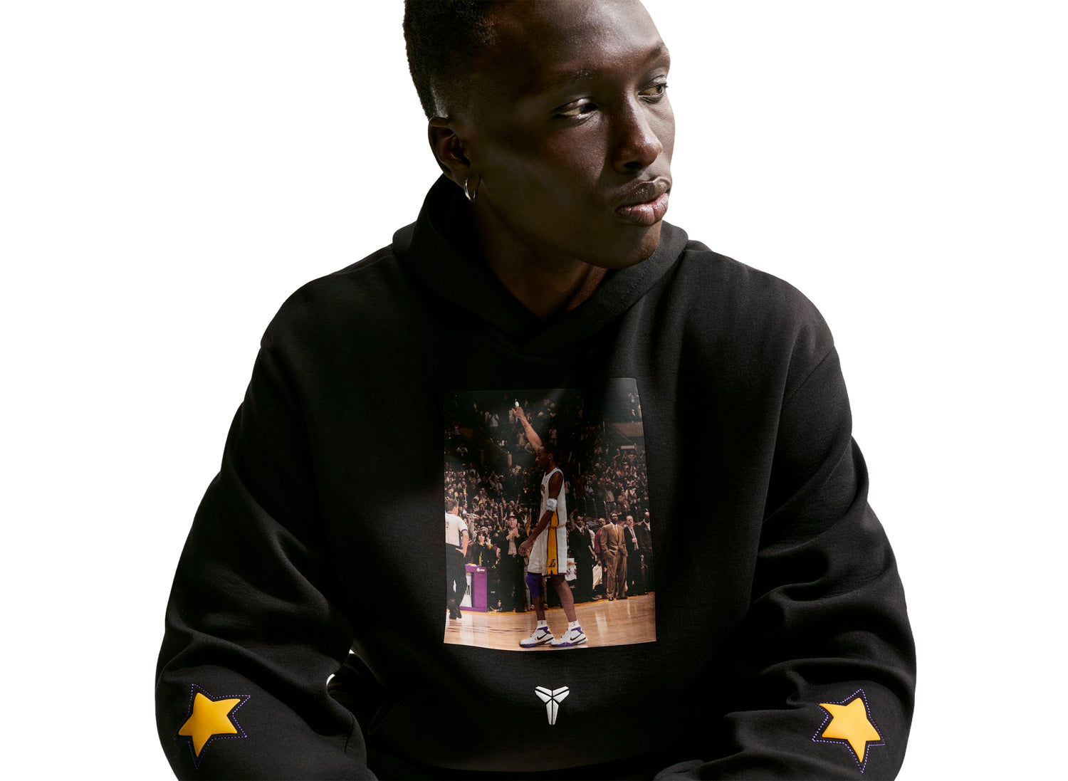 Nike Kobe Dri-FIT Fleece Pullover Hoodie in Black — view 5