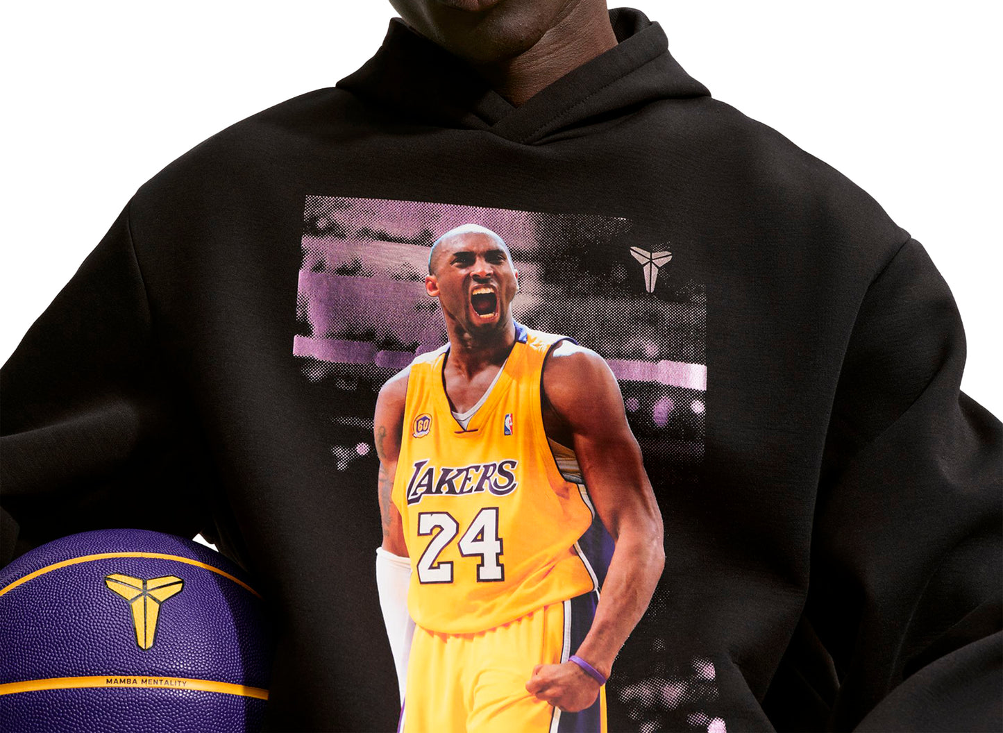 Nike Kobe Dri-FIT Fleece Pullover Hoodie in Black — view 5