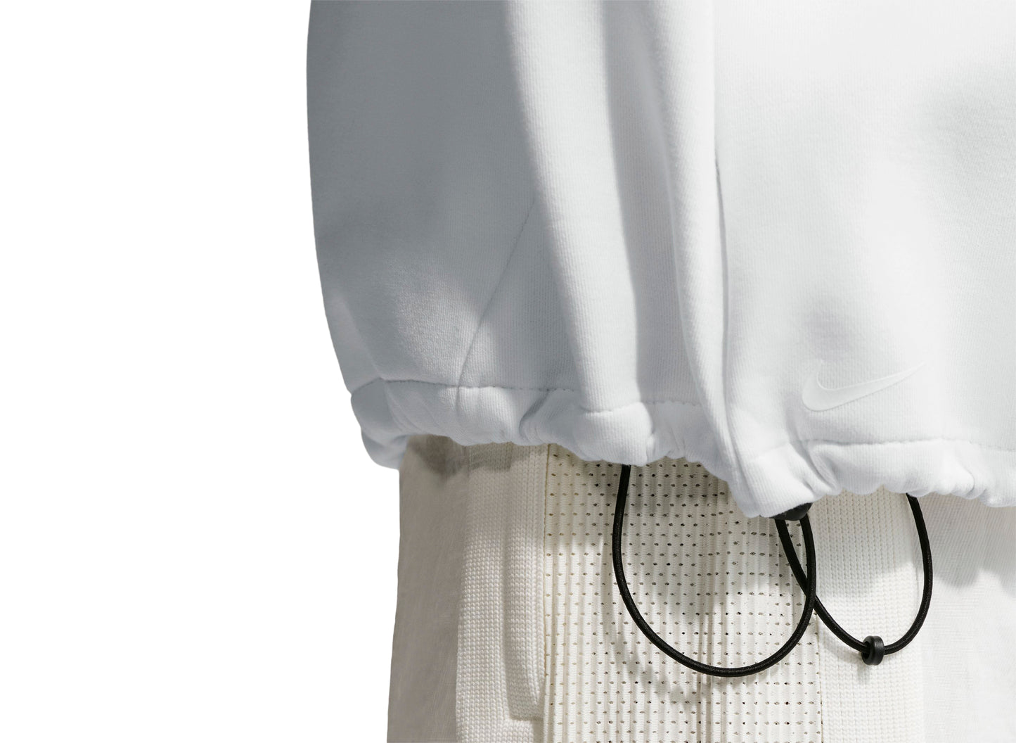 Nike Kobe Dri-FIT Fleece Pullover Hoodie in White — view 6