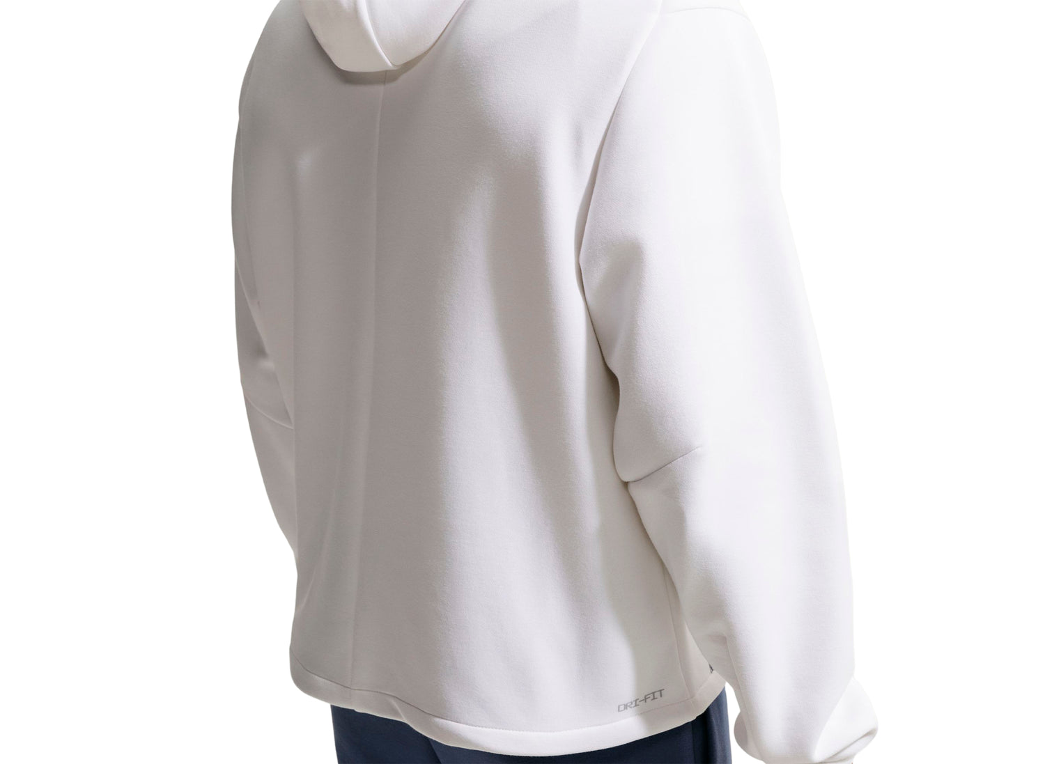 Nike Kobe Dri-FIT Fleece Pullover Hoodie in White / Black — view 6