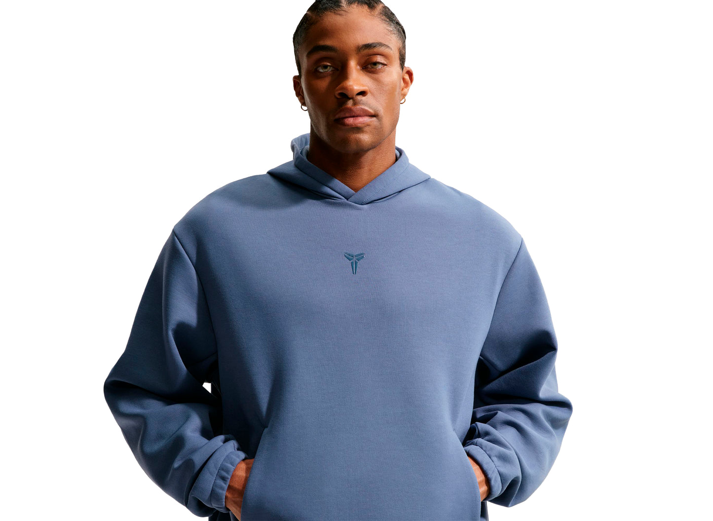 Nike Kobe Dri-FIT Pullover Basketball Hoodie in Diffused Blue — view 3