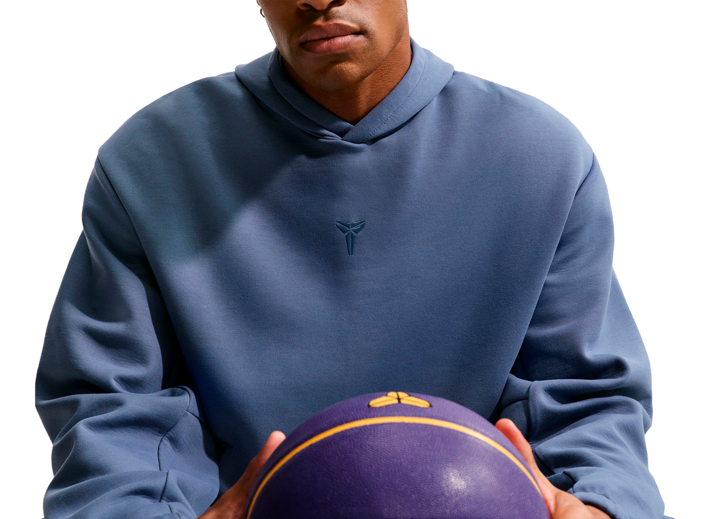 Nike Kobe Dri-FIT Pullover Basketball Hoodie in Diffused Blue — view 5