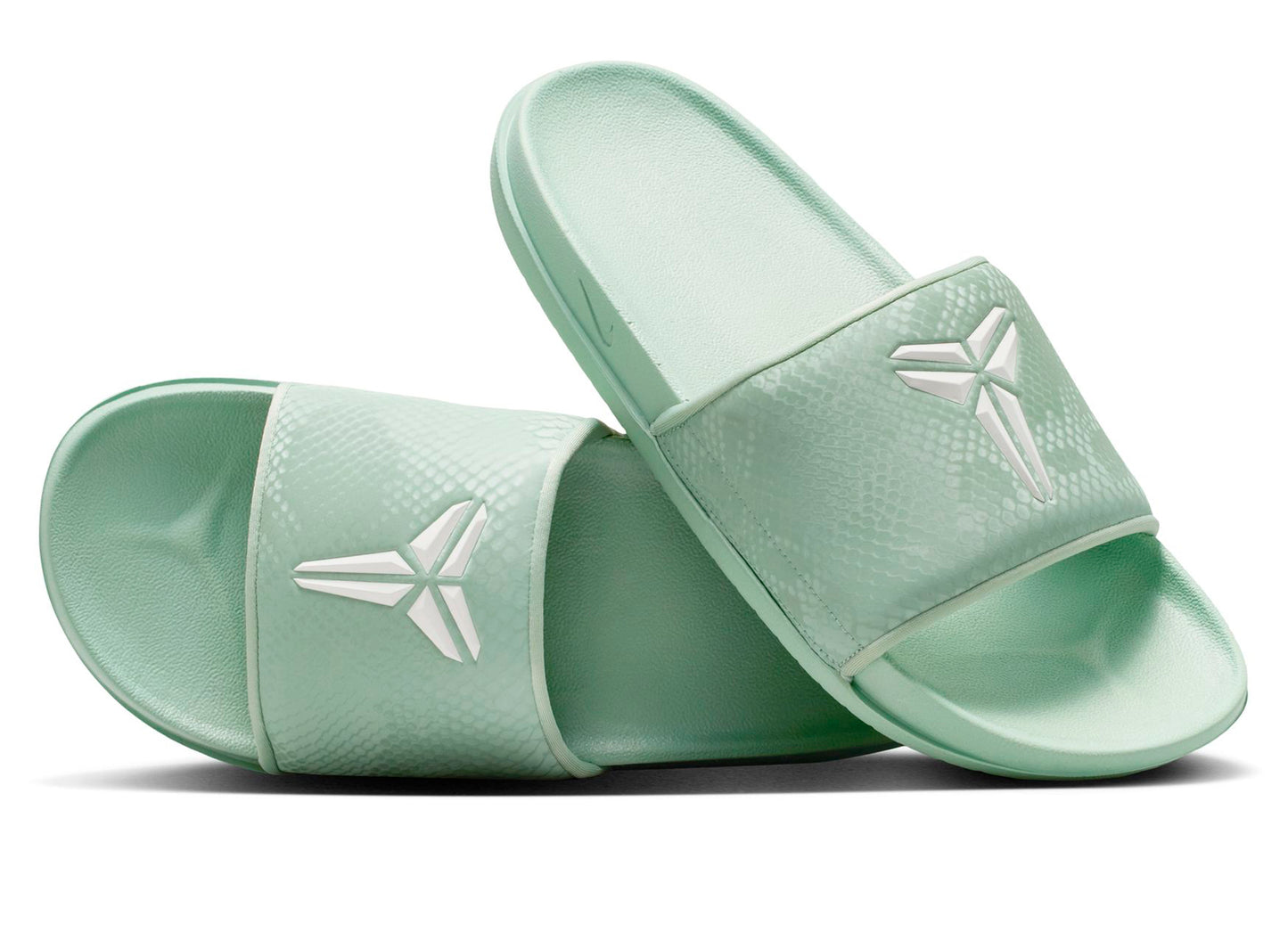 Nike Kobe Offcourt Slide in Steam / Summit White — view 2