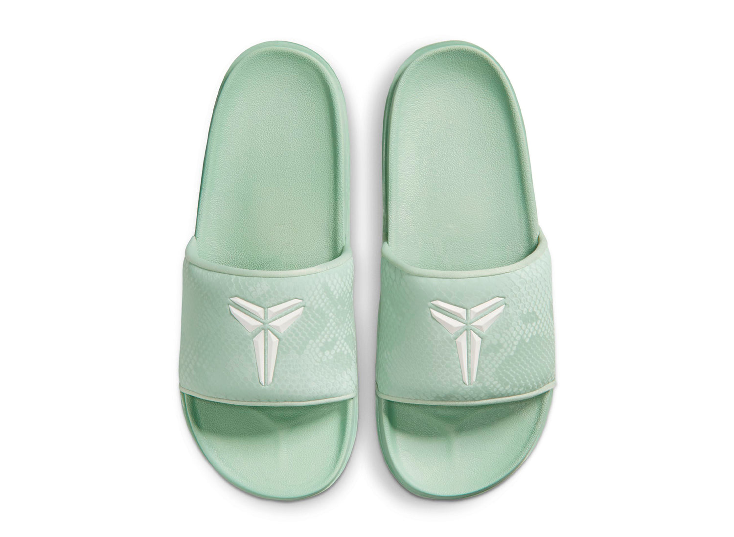 Nike Kobe Offcourt Slide in Steam / Summit White — view 4