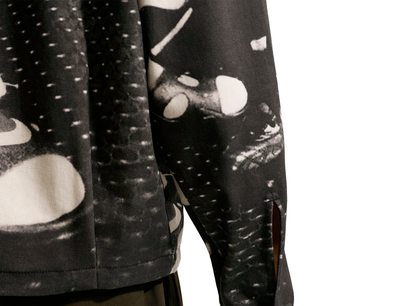 Nike Life Field Sport Jacket in Black / White — view 6