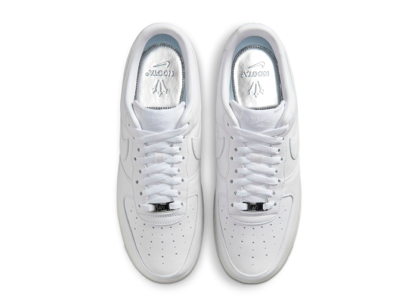 Nike NOCTA Air Force 1 Low SP in White / Cobalt Tint — view 4