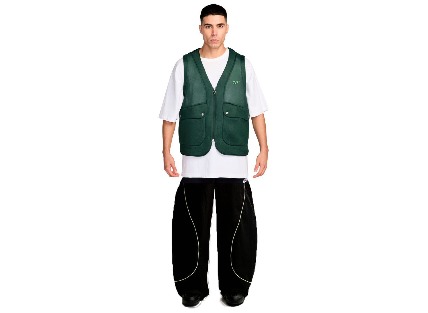 Nike Project F.R.O.G. Bubble Pod Vest in Fir