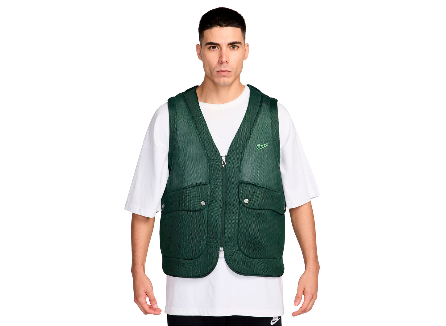 Nike Project F.R.O.G. Bubble Pod Vest in Fir — view 2