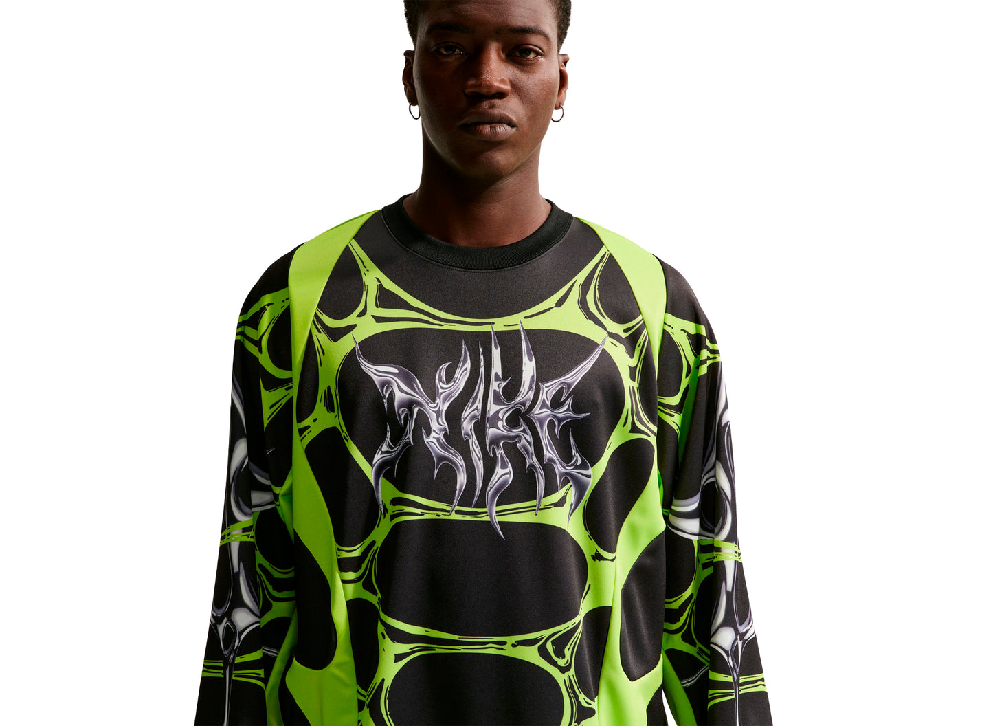 Nike Project F.R.O.G. Jelly Cage Jersey in 'Black / Volt Ice' — view 3