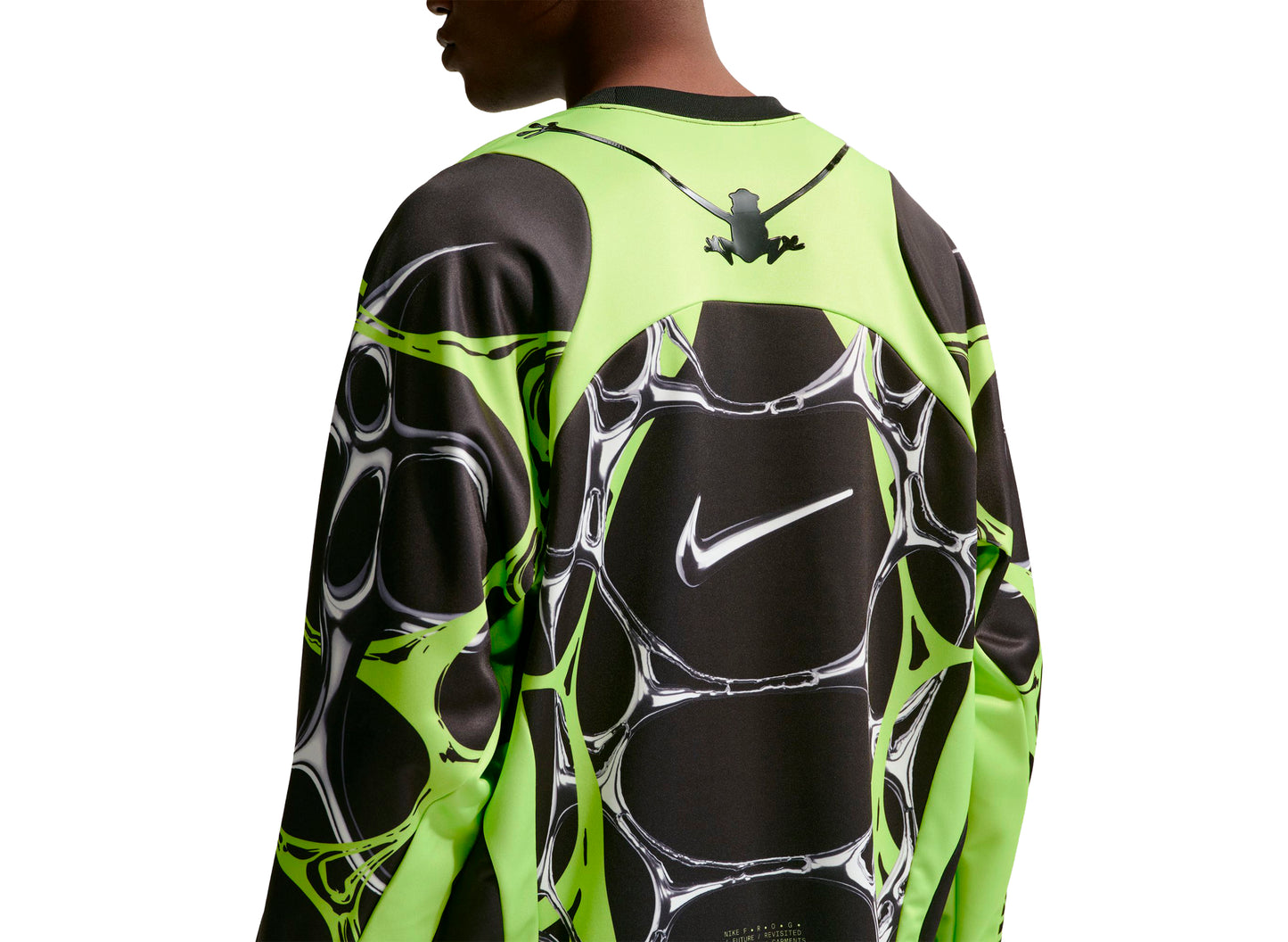 Nike Project F.R.O.G. Jelly Cage Jersey in 'Black / Volt Ice' — view 4