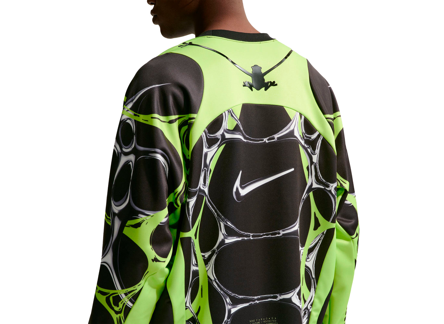 Nike Project F.R.O.G. Jelly Cage Jersey in 'Black / Volt Ice' — view 4