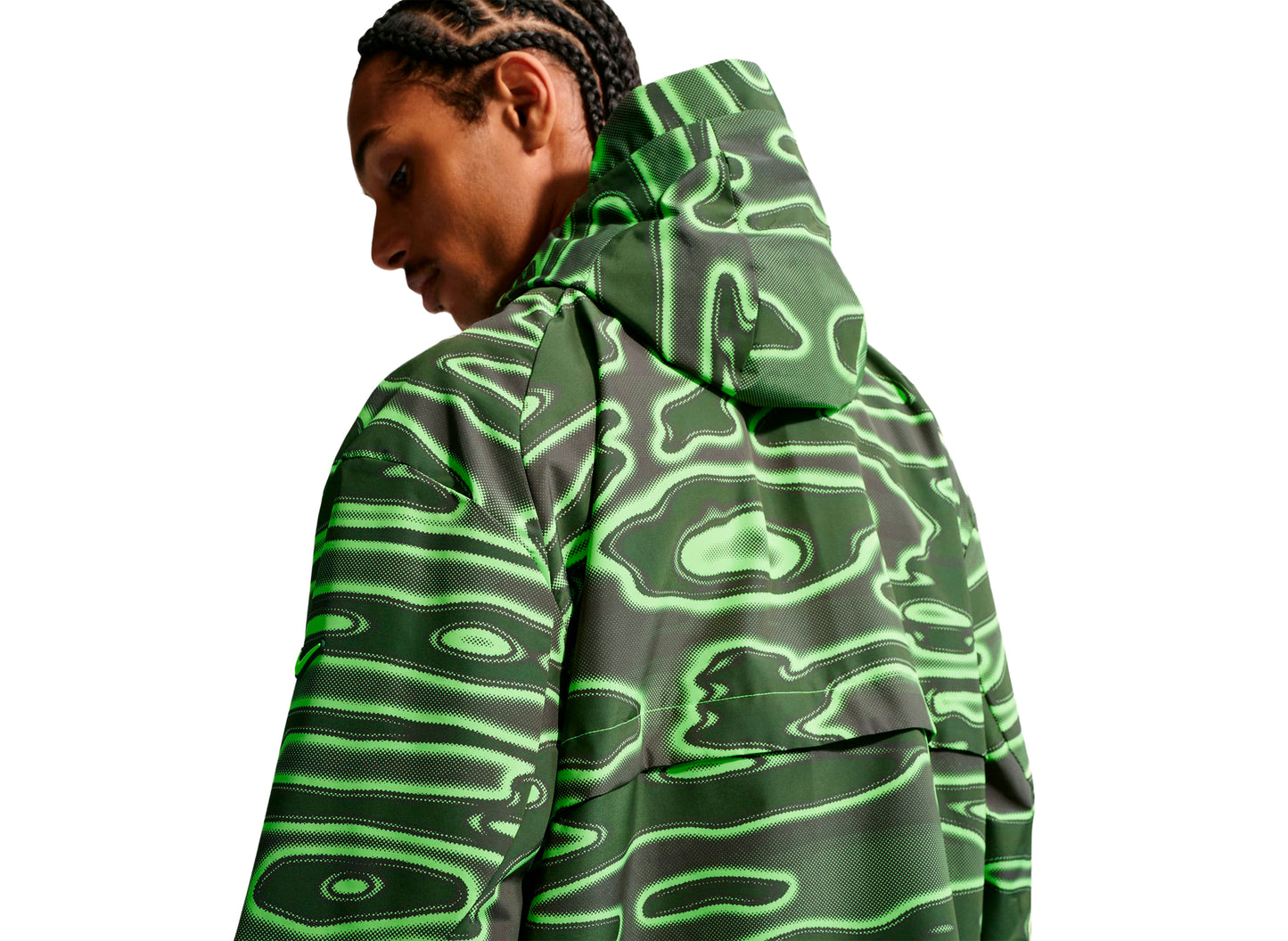 Nike Project F.R.O.G. Storm-FIT Hooded Jacket in Volt Ice — view 4
