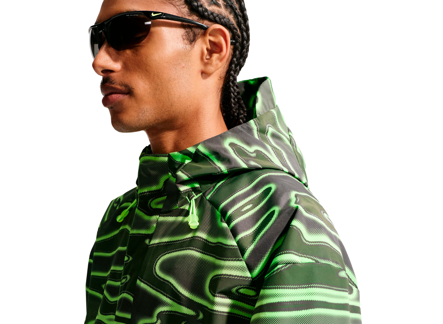 Nike Project F.R.O.G. Storm-FIT Hooded Jacket in Volt Ice — view 5