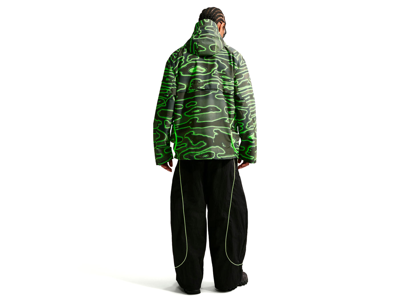Nike Project F.R.O.G. Tobi Pants in Black / Volt Ice — view 2