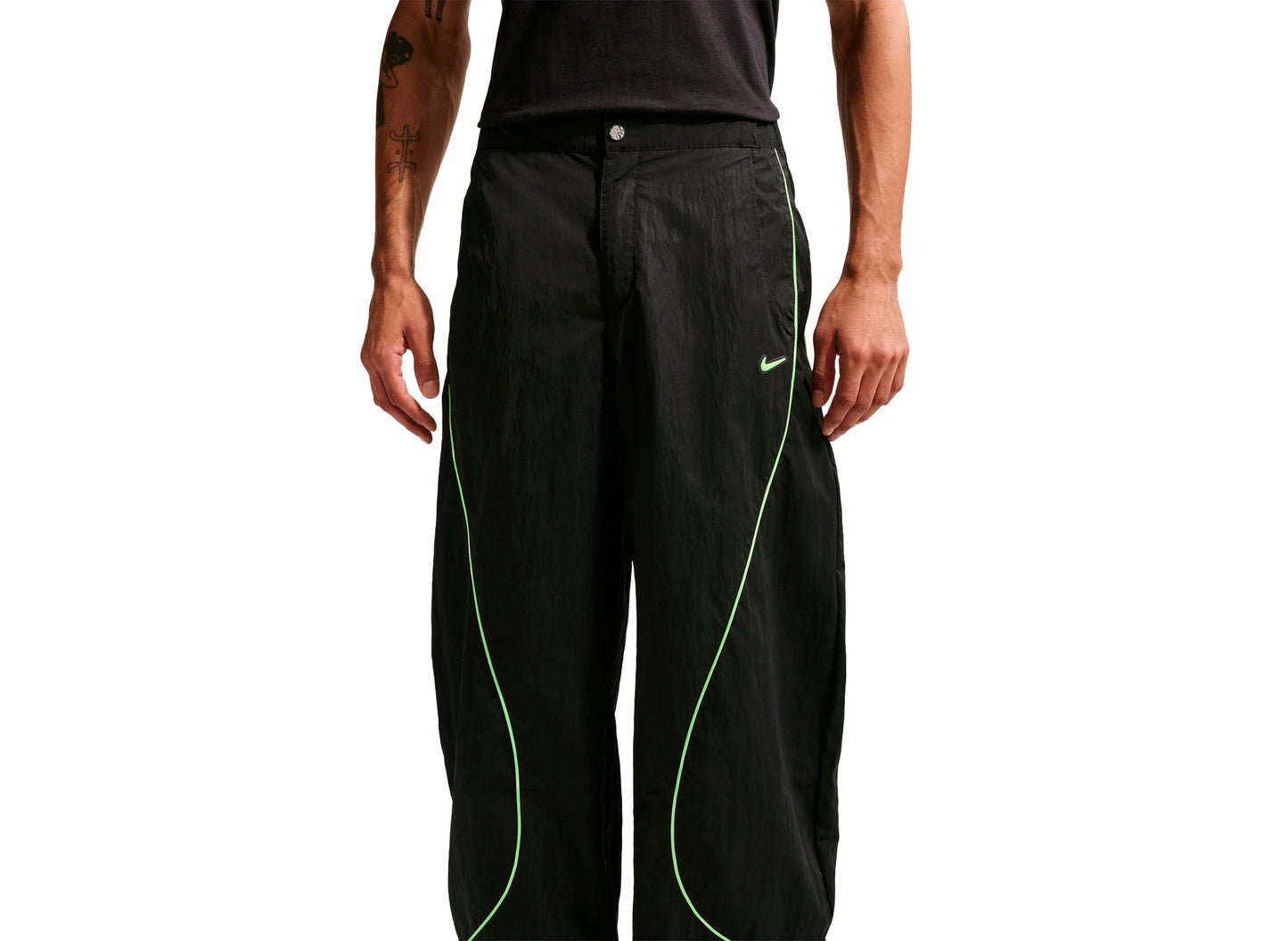 Nike Project F.R.O.G. Tobi Pants in Black / Volt Ice — view 3