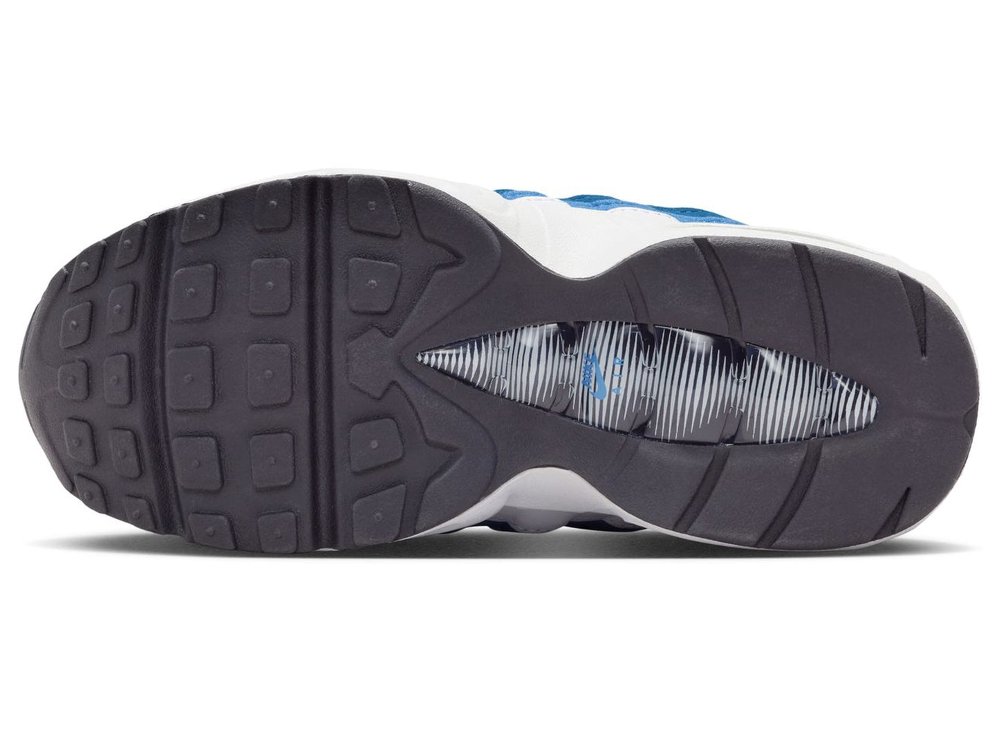 PS Nike Air Max 95 Premium in White / Lake Blue