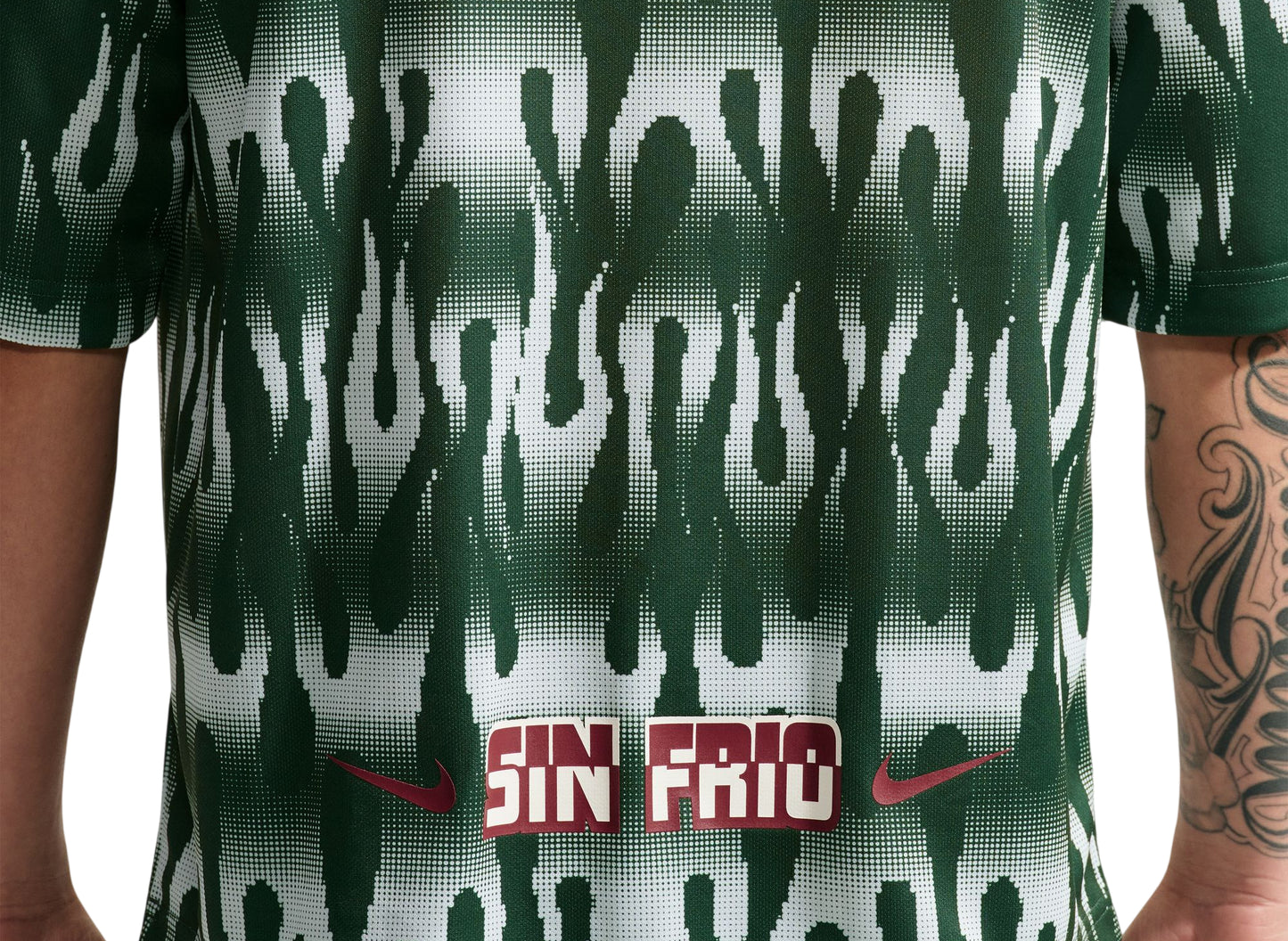 Nike Sportswear Goalie Top Mexico in 'Fir / Phantom'