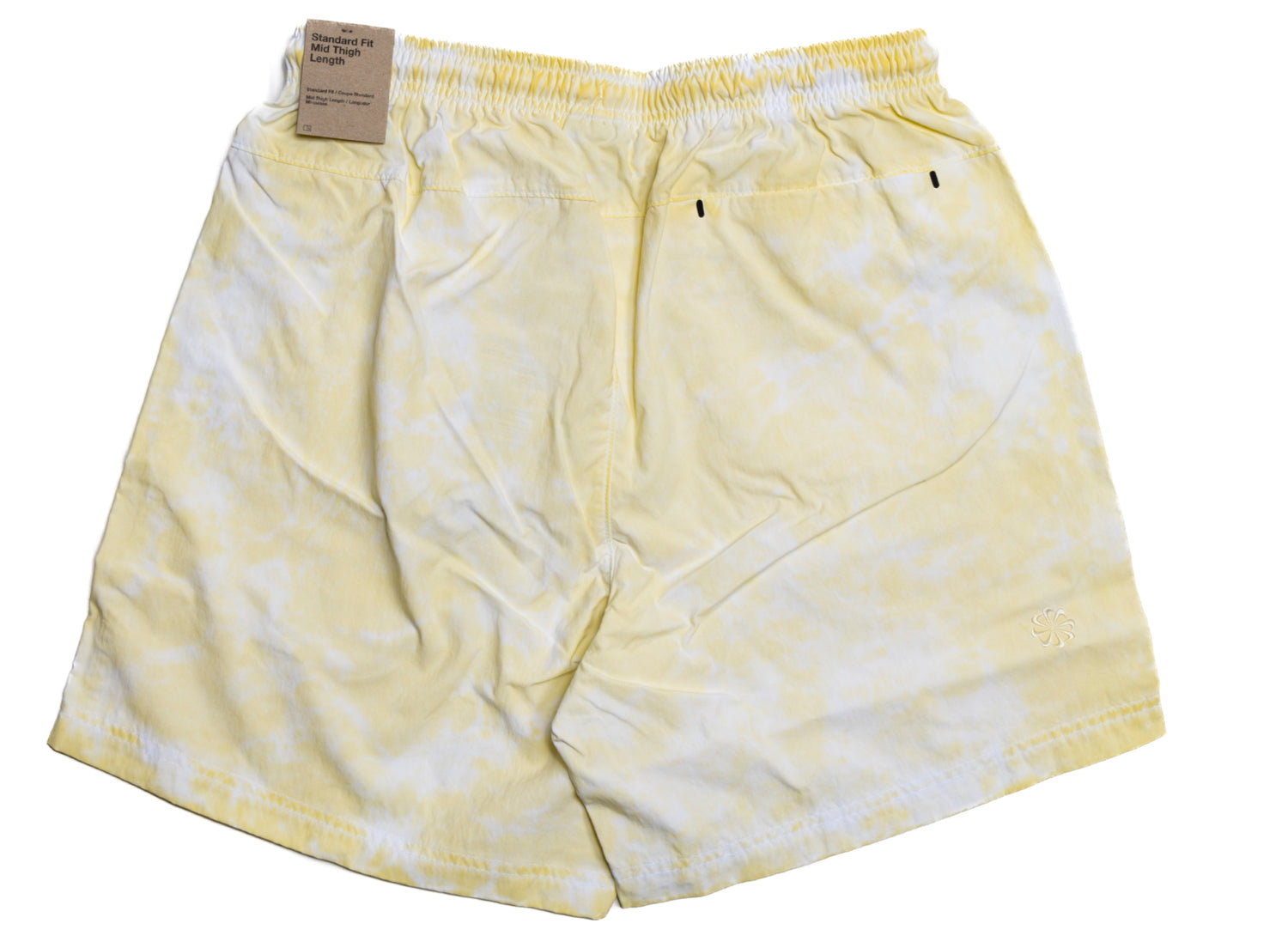 Nike Sportswear Move to Zero Tie Dye Yellow and White Shorts - view 2