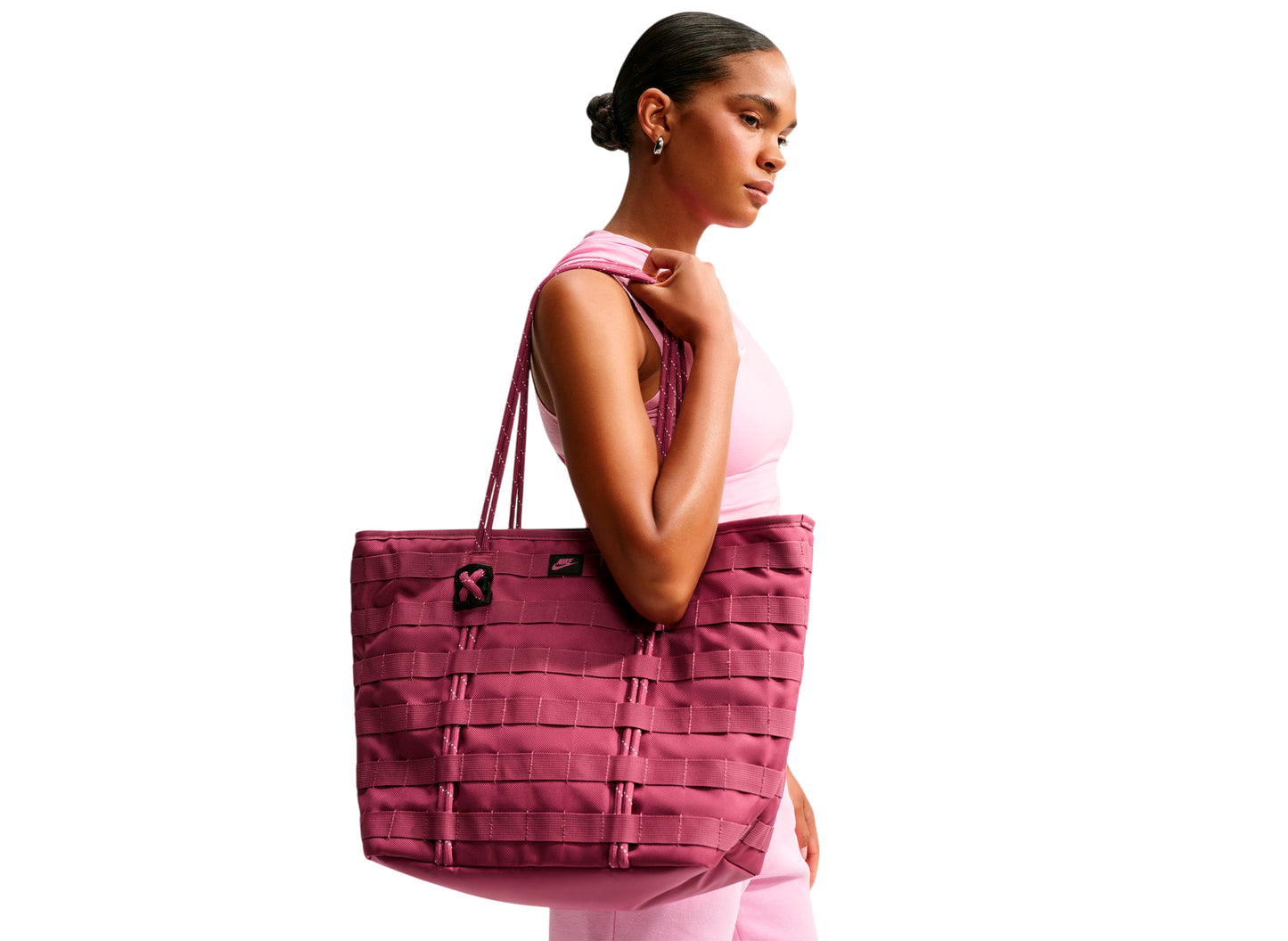 Nike Sportswear RPM Tote in Pink Smoke — view 4