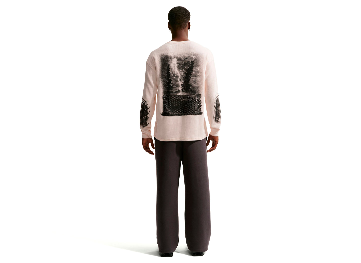 Nike Sportswear Thermal Top in Chalk — view 2
