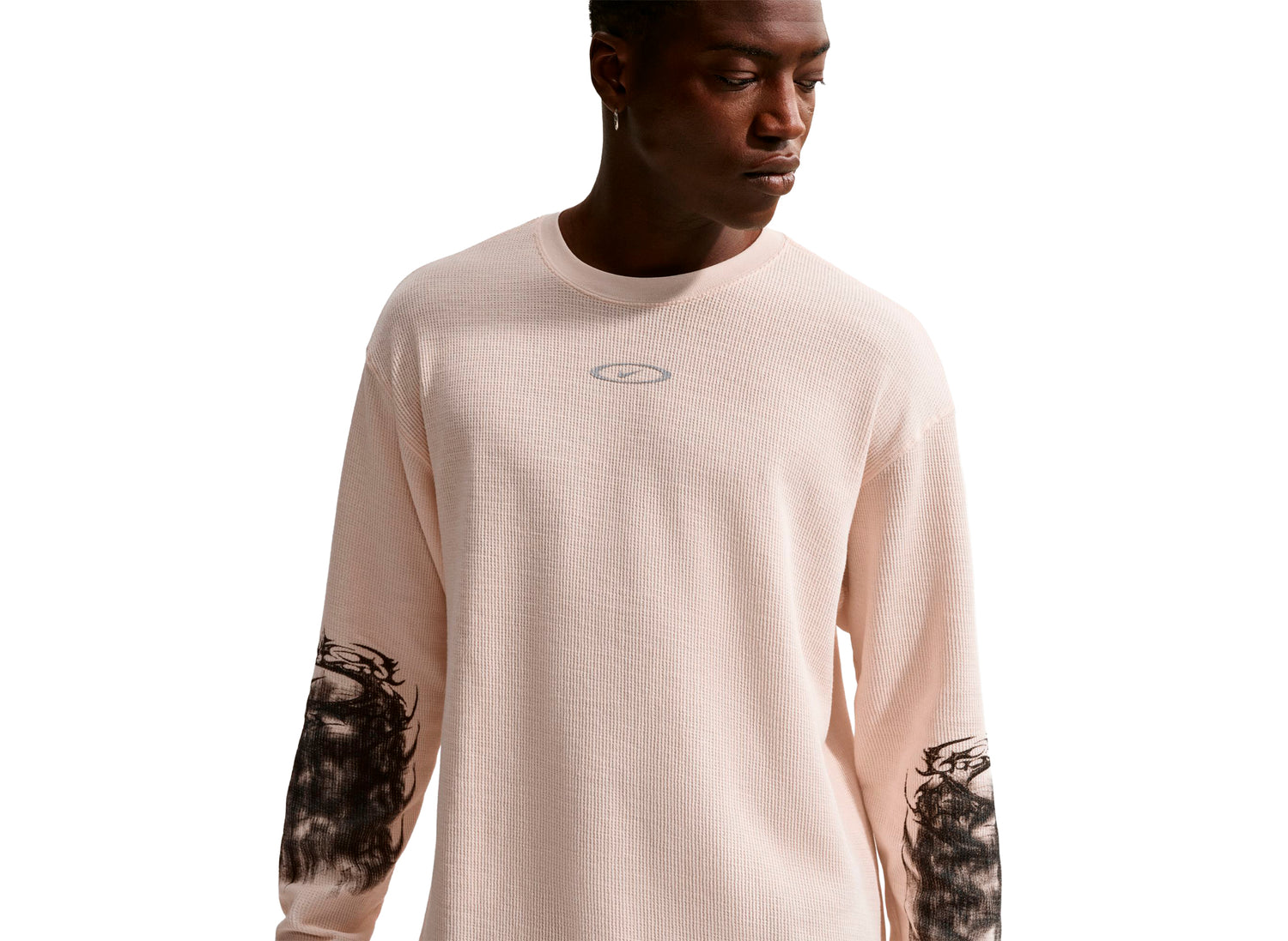 Nike Sportswear Thermal Top in Chalk — view 3